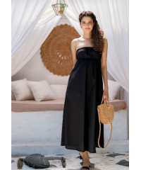 RAIKO BLACK STRAP DRESS