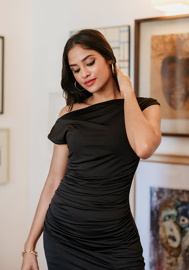 MAYA BLACK DRESS Nilsonline