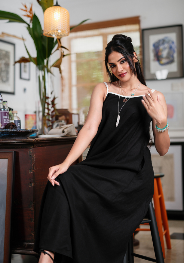 NOELINE LINEN DRESS