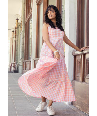 RHEIN PINK MAXI DRESS