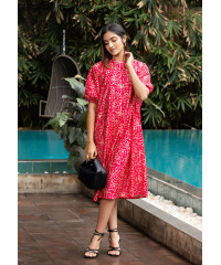 SHYN FLARE PINK DRESS SHYN FLARE PINK DRESS