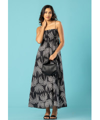 RAIKO STRAP BLACK DRESS