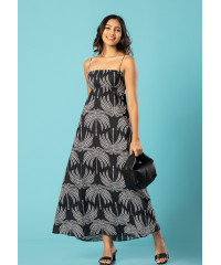 RAIKO STRAP BLACK DRESS