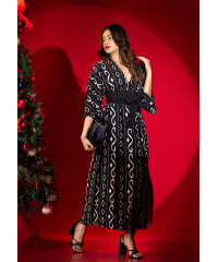 NIRA BOHEMIAN BLACK DRESS