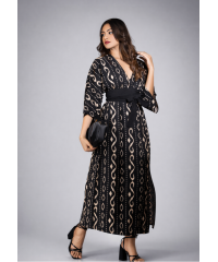 NIRA BOHEMIAN BLACK DRESS