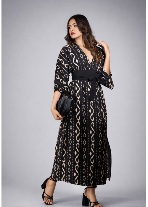 NIRA BOHEMIAN BLACK DRESS NIRA BOHEMIAN BLACK DRESS