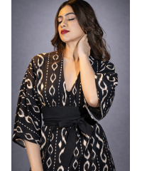 NIRA BOHEMIAN BLACK DRESS