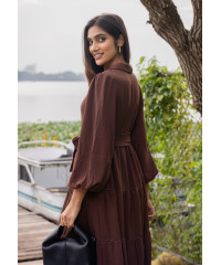 CEFALO BROWN CHIC DRESS