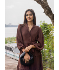 CEFALO BROWN CHIC DRESS