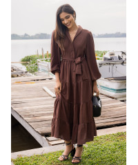CEFALO BROWN CHIC DRESS