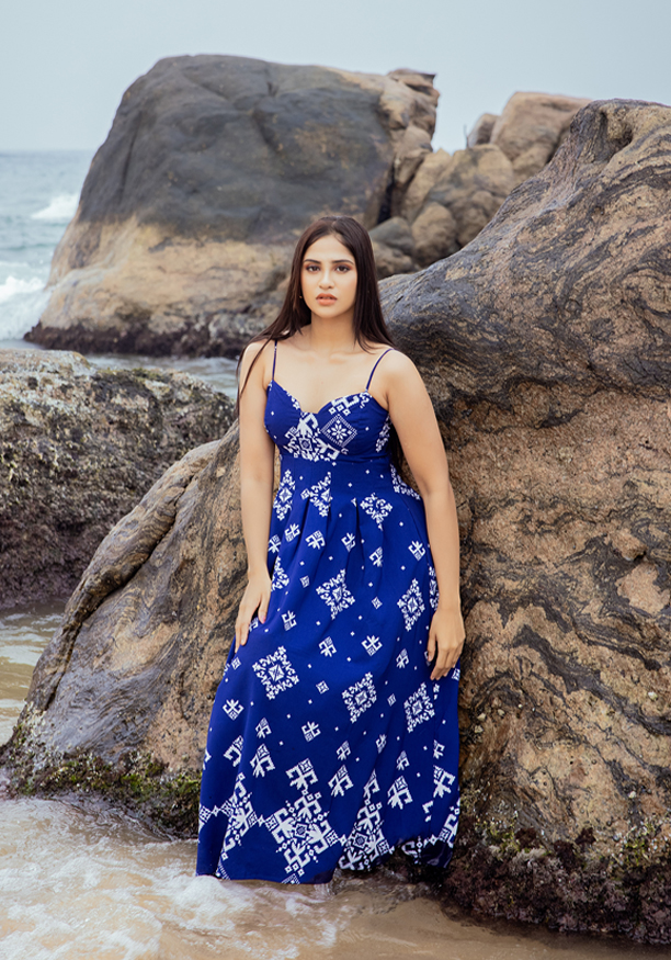 SARENDA BLUE DRESS Nilsonline