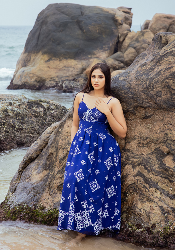 SARENDA BLUE DRESS Nilsonline