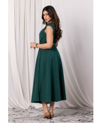 AZERIA SLEEVELESS GREEN MIDI DRESS AZERIA SLEEVELESS GREEN MIDI DRESS