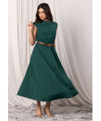 AZERIA SLEEVELESS GREEN MIDI DRESS AZERIA SLEEVELESS GREEN MIDI DRESS