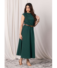 AZERIA SLEEVELESS GREEN MIDI DRESS AZERIA SLEEVELESS GREEN MIDI DRESS