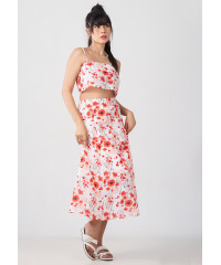 NATELIA OFF WHITE SKIRT 