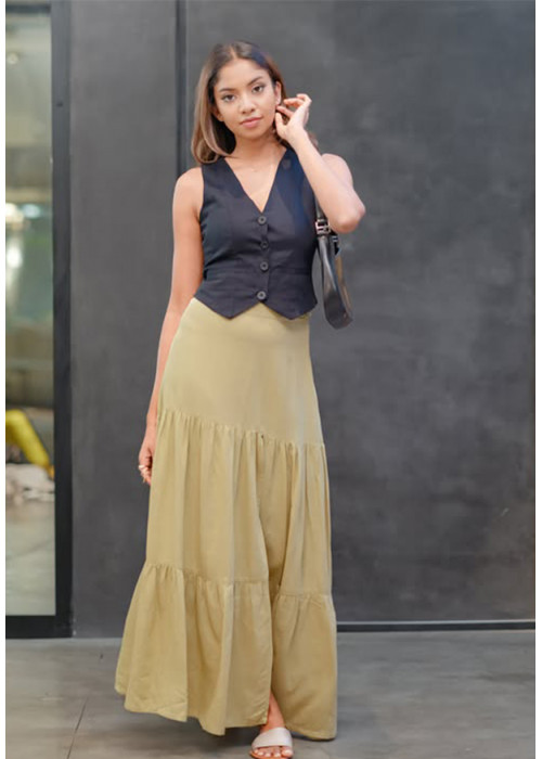 LAENIY GREEN SKIRT