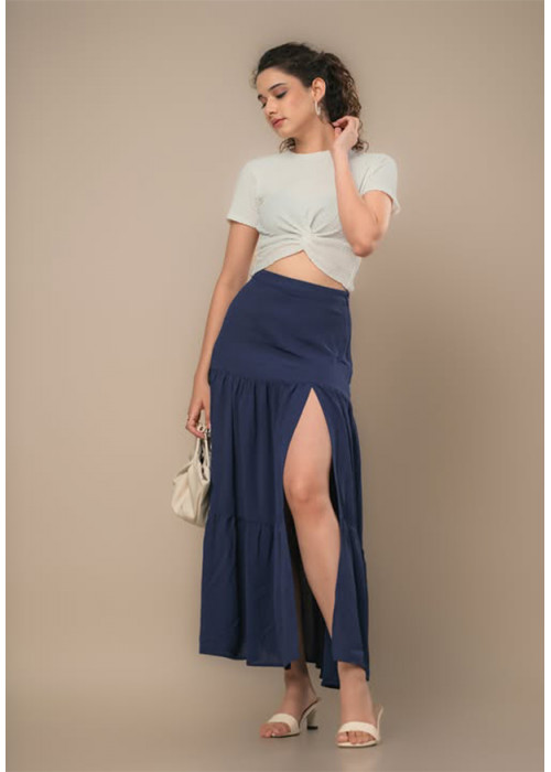LAENIY NAVY SKIRT