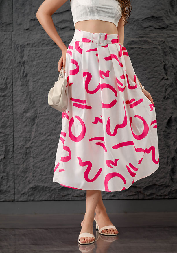 EMRI PRINTED SKIRT 