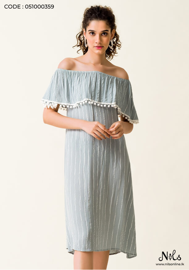 OCTAVIA OFF SHOULDER DRESS