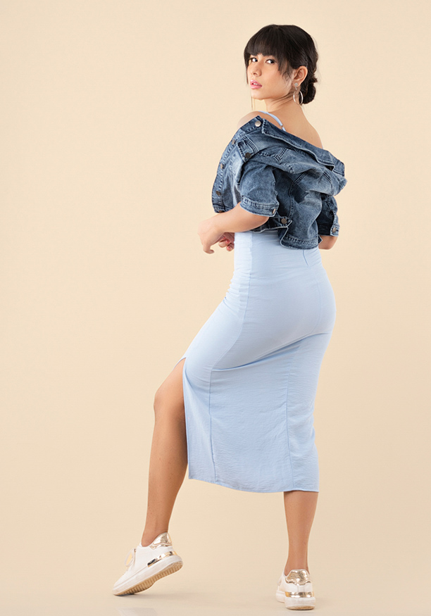 LIBBY LIGHT BLUE DRESS