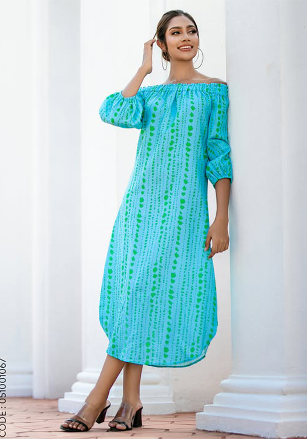 FLARA PRINTED DRESS