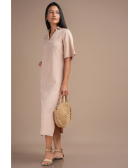 ARLINDA BEIGE DRESS