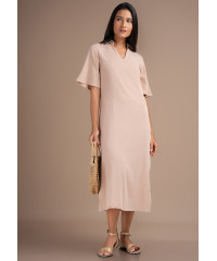 ARLINDA BEIGE DRESS