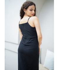 LIBBY STRAPPY BLACK DRESS