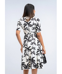 FLARA  PRINTED  DRESS