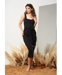EDEN BLACK MIDI DRESS