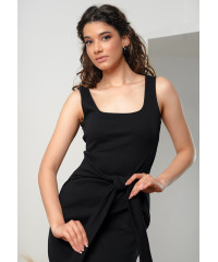 EDEN BLACK MIDI DRESS