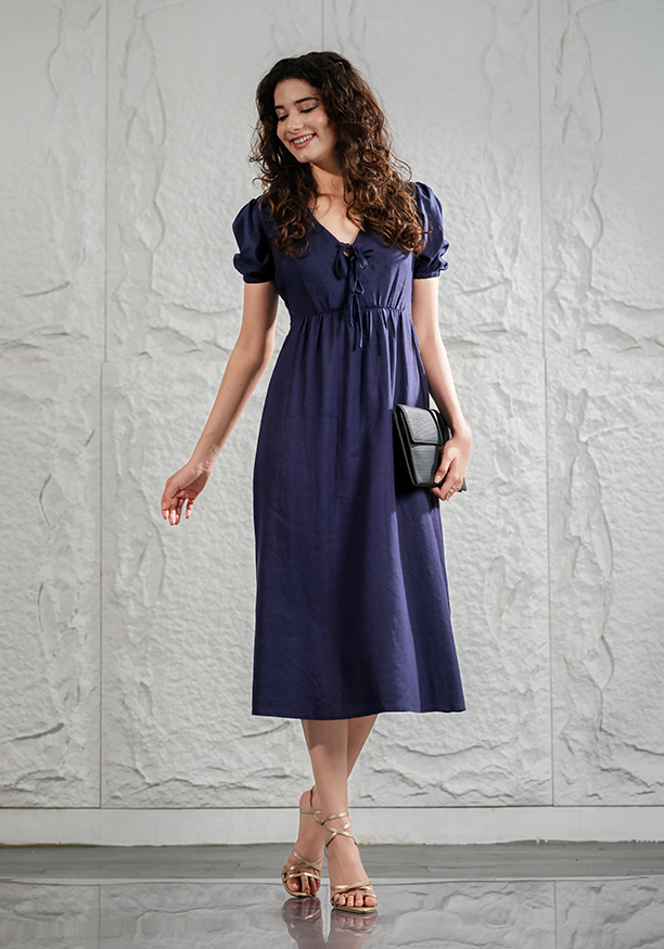 CALLY SHORT SLEEVE MIDI DRESS Nilsonline