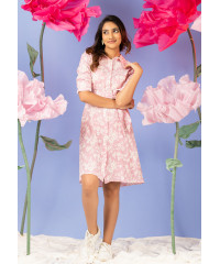 PINK FLORAL DRESS