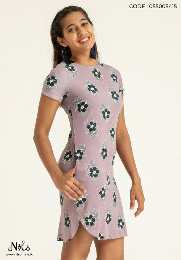 BLUE FLOWER SHORT DRESS Nilsonline