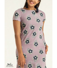 BLUE FLOWER SHORT DRESS