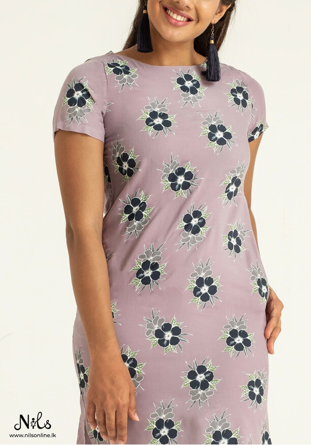 BLUE FLOWER SHORT DRESS Nilsonline