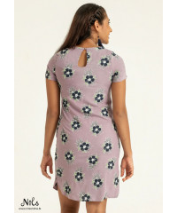 BLUE FLOWER SHORT DRESS