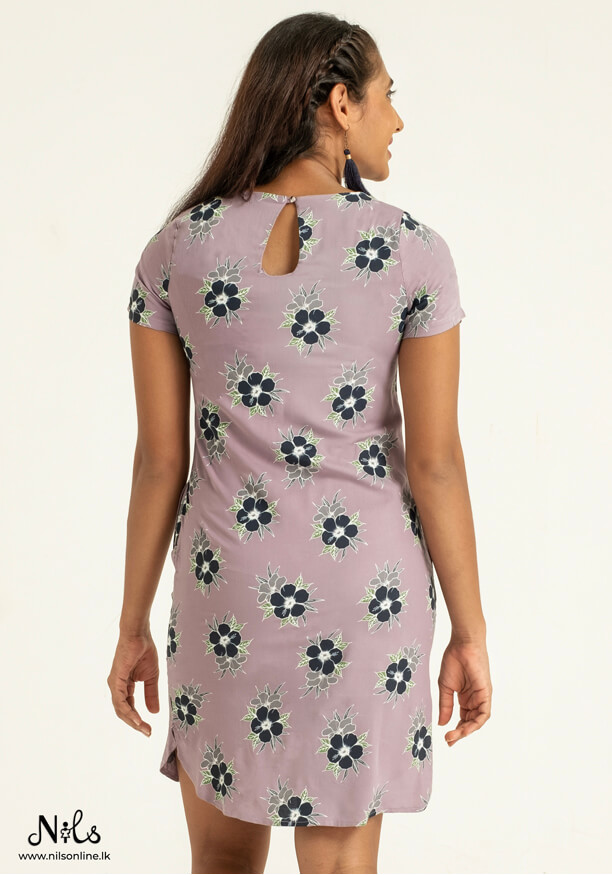 BLUE FLOWER SHORT DRESS Nilsonline