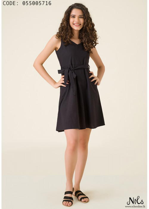 LIA FRONT BOW DRESS