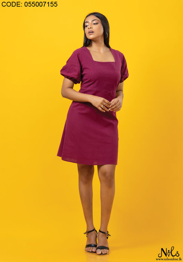 AMBER BOX NECK DRESS
