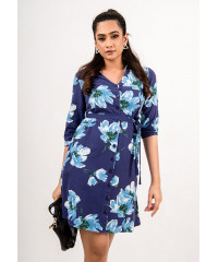 LEXI FLORAL BLUE DRESS