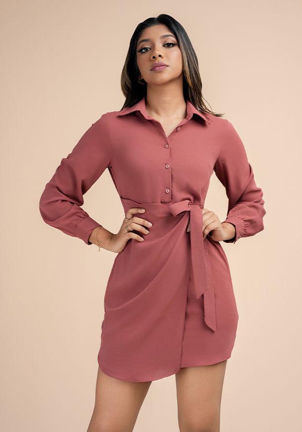 AURORA  WRAP DRESS