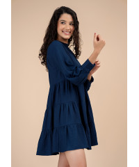 BREVITY DARK BLUE DRESS