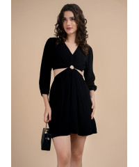 PAISLY BLACK DRESS