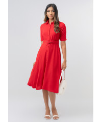 FLARA RED DRESS