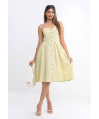 EMMA GREEN STRAPY DRESS