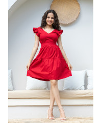 LILA RED DRESS