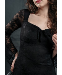 MEBBY BLACK LACE DRESS