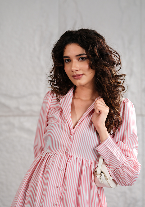 DARYA STRIPE DRESS Nilsonline